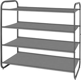 img 4 attached to 👞 MAX Houser 4-Tier Shoe Rack: Organize Your Shoes with Style and Convenience!