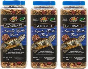 img 1 attached to Enhance Your Aquatic Turtle's Diet with Zoo Med Gourmet Turtle Food - Pack of 3