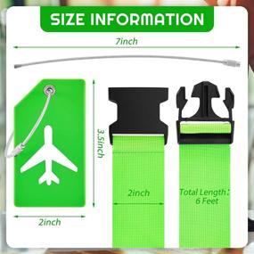 img 3 attached to Luggage Adjustable Suitcase Silicone Accessories