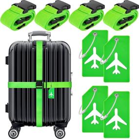 img 4 attached to Luggage Adjustable Suitcase Silicone Accessories