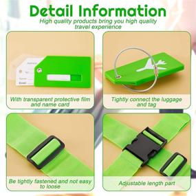 img 2 attached to Luggage Adjustable Suitcase Silicone Accessories