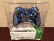 🎮 enhance your gaming experience with the microsoft xbox 360 special edition chrome series wireless controller - blue logo