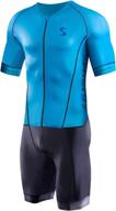 🏋️ performance-enhancing synergy triathlon tri suit for men - pro short sleeve trisuit logo