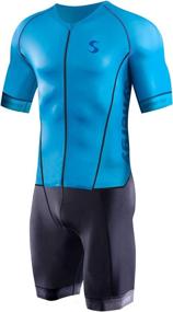 img 4 attached to 🏋️ Performance-enhancing Synergy Triathlon Tri Suit for Men - Pro Short Sleeve Trisuit