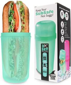 img 4 attached to 🥪 SubSafe Sub Sandwich Container: Keep Your Subs Safe & Dry - Must-Have Boating & Cooler Accessory! Ideal Gift!