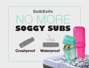 img 1 attached to 🥪 SubSafe Sub Sandwich Container: Keep Your Subs Safe & Dry - Must-Have Boating & Cooler Accessory! Ideal Gift!