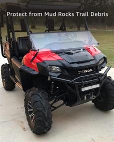 img 3 attached to A&UTV PRO Front Fender Flares for Honda Pioneer 700-4 2P 4P 2014-2021 - Accessories Replacement #08P70-HL3-600