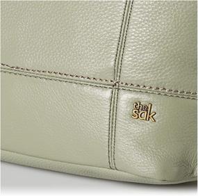 img 2 attached to Sak Leather Tobacco Floral Embossed Women's Handbags & Wallets