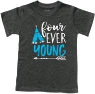 feisty fabulous young birthday shirt boys' clothing logo