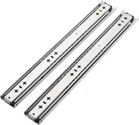 img 4 attached to 🗄️ KRASTY Heavy Duty Drawer Slide, 1 Pair, 36 Inch, 250 lbs Full Extension Drawer Slides, Available in 18-inch and 36-inch Lengths