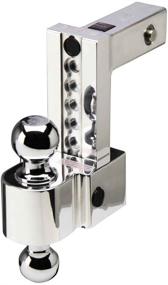 img 1 attached to 8In Drop Adjustable Polished Aluminum