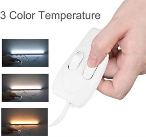 img 3 attached to Versatile LED Strips Craft Light: Magnetically Attached Under Cabinet Lighting Bar & USB Powered Counter/Closet Light with Adjustable Color Temperature