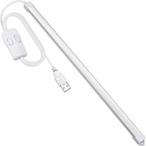 img 4 attached to Versatile LED Strips Craft Light: Magnetically Attached Under Cabinet Lighting Bar & USB Powered Counter/Closet Light with Adjustable Color Temperature