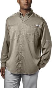 img 3 attached to Columbia Tamiami Sleeve Shirt Fossil Men's Clothing and Shirts