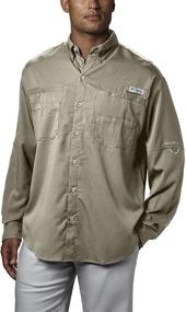 img 4 attached to Columbia Tamiami Sleeve Shirt Fossil Men's Clothing and Shirts