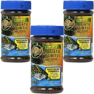 🐢 high-quality hatchling formula: (3 pack) natural aquatic turtle food logo