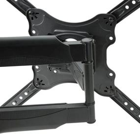 img 1 attached to Mountio MX1 Full Motion Articulating TV Wall Mount Bracket – Perfect for 32"-52" LED LCD Plasma Flat Screen Monitors (Up to 70 lbs, VESA 400x400mm)