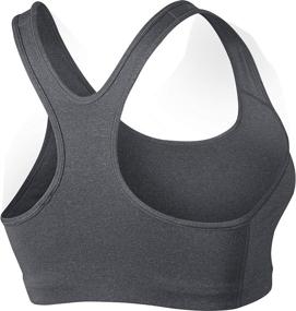 img 3 attached to Nike Compression Support Heather Anthracite Sports & Fitness for Running