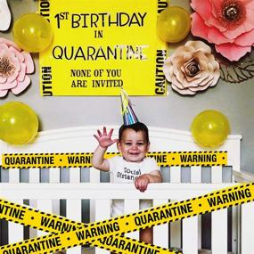 img 1 attached to 🎉 Ultimate Quarantine Weatherproof Resistant Birthday Decorations: Long-Lasting and Reliable