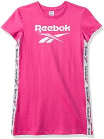 img 3 attached to Платье Reebok 3744 для девочек темно-синее