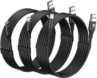1ft iphone charger short lightning cable: 3-pack mfi-certified charging cord for 🔌 iphone 12 11 pro x xs max xr/8 plus/7 plus/6/6s plus/5s/5c/ipad mini air (black) logo