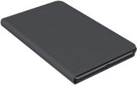 lenovo tab m8 folio case in black - polycarbonate and microfiber material with polyurethane protective film (zg38c02862) logo