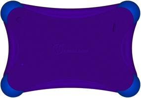 img 1 attached to 📱 Visual Land Prestige Elite 7QL FamTab - 7" Quad Core 16GB Lollipop 5.0 Android Tablet with Purple Bumper Case