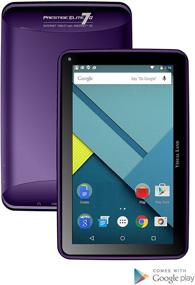 img 3 attached to 📱 Visual Land Prestige Elite 7QL FamTab - 7" Quad Core 16GB Lollipop 5.0 Android Tablet with Purple Bumper Case
