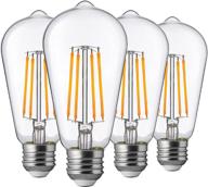 💡 flsnt dimmable edison bulbs - comparable to traditional incandescent bulbs логотип