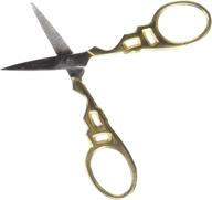 🧵 allary ultra fine embroidery scissors 3.5" scroll - enhance your needlework with precision cutting logo