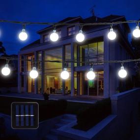 img 4 attached to 🌞 BAOANT Solar String Lights 36Ft 60 LED Crystal Ball: Waterproof Fairy Lighting for Garden, Home, Patio. Decorate with Solar Powered White Lights!