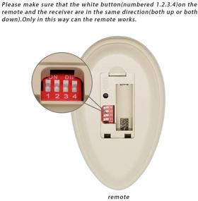 img 3 attached to Replacement for Hampton Bay Harbor Breeze FAN-35T FAN53T Fan-HD5 Ceiling Fan Remote Control - Transmitter Only