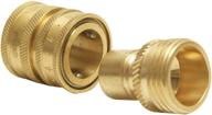 🐍 python brass snap connector for aquarium: versatile and easy-to-use logo