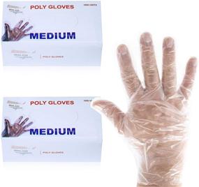 img 4 attached to 🧤 Pack of 2000 Disposable Poly Gloves for Food Service, Handling, and Cooking Preparation