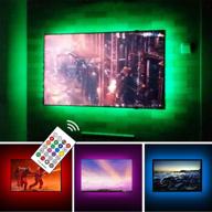 enhance your viewing experience with usb tv backlight kit for 70-82 inch smart tv - perfect for work, decor, and ambient mood lighting! логотип