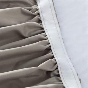 img 2 attached to Mohap Twin Deep Pocket Fitted Bottom Sheet - Premium Hotel Quality Brushed Microfiber – Khaki, Durable & Breathable – Tight Fit with Corner Band – Fits Mattress up to 16''
