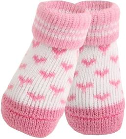 img 1 attached to 🧦 Pink Puppia Small Angel Heart Dog Socks - Set of 4