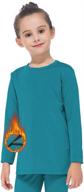 👧 girls' clothing: subuteay thermal fleece baselayer undershirts logo