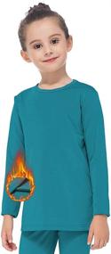 img 4 attached to 👧 Girls' Clothing: Subuteay Thermal Fleece Baselayer Undershirts