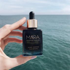 img 2 attached to 🌿 MARA - Natural Algae + Moringa Face Oil for Healthy Skin (1.2 oz , 35 ml) - Clean, Non-Toxic, Plant-Based Skincare