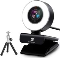 enhanced streaming webcam 1080p with adjustable ring light and auto-focus for xbox gaming, conferencing, and video chatting - vitade 960a hd usb web cam with tripod - wide angle webcam for mac, desktop, laptop logo