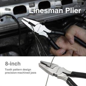 img 1 attached to Efficient Amazon Basics Plier Tools Set - Set of 4 for Versatile Use