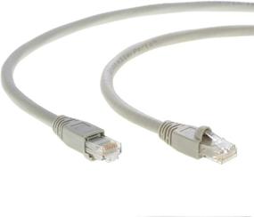 img 1 attached to 🔌 InstallerParts Gray CAT6A Ethernet Cable - 1ft UTP Booted - 10Gigabit/Sec Network/High Speed Internet Cable - Professional Series