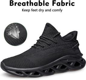 img 3 attached to 👟 Ultimate Comfort and Style: Men's Lightweight Breathable Fashion Sneakers