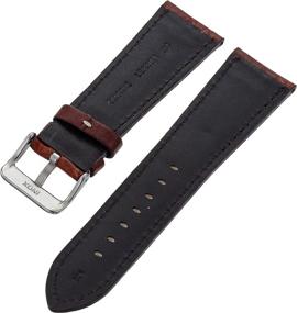img 2 attached to 👍 Genuine Leather Hadley Roma MSM906RB 220: The Perfect 22 mm Watch Strap