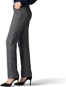 img 3 attached to 👖 Perfectly Relaxed: LEE Women's Wrinkle-Reducing Straight Pants for Effortless Style