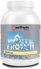 img 4 attached to 🥚 EarthNutri - Vanilla Egg White Protein Powder for Workout and Muscle Growth Support: Non-GMO, Gluten-Free, Makes 30 Protein Drinks