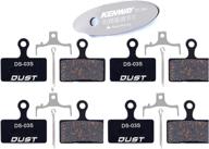 🚴 high performance cycearth 4 pairs bicycle disc brake pads for shimano xt/xtr/slx/deore (semi-metallic/sintered metal) logo