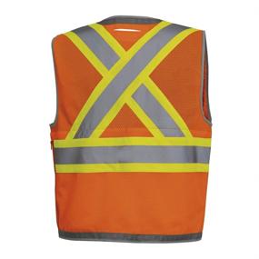 img 3 attached to Reflective Pioneer Safety Vest for Men - Occupational Health & Safety Gear