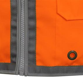 img 1 attached to Reflective Pioneer Safety Vest for Men - Occupational Health & Safety Gear